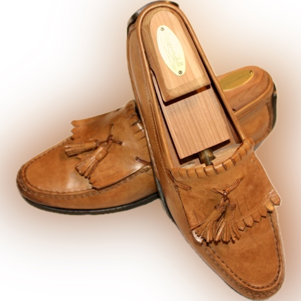 Johnston and Murphy driving shoes. Size 8. Beautiful color and 97% sol…